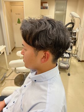 浪漫館 アールズコート(R's Court) 柔らかさ無造作パーマ@伊達