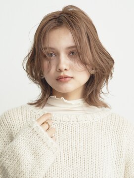 ルクスドレ 新宿(Luxe doree') 外ハネボブ/グラデーションカラー/ペールベージュ[新宿]