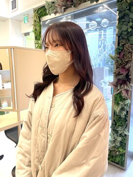 エヌ ドット ヘアープラス ミラクルヘアー(n. HAIR) ピンクブラウン×ロング