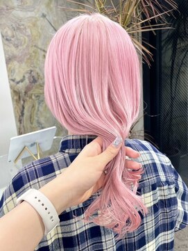 ソル ジングウマエ(SOL JINGUMAE) ダブルカラーピンクベージュベージュカラーケアブリーチレイヤー