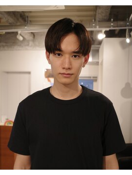 ヨー(Yoh-) 【メンズショート/阿部達哉】コンマヘア/韓国/センターパート