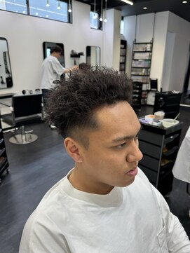 メンズサロンドットリアン(dot. lien) ツイストパーマで作るソフトアフロ【町田/町田駅/men's】