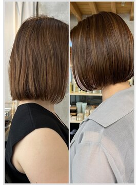 アメイズトーキョー 札幌大通(Amaz! tokyo) 前髪イメチェンこなれミディ/縮毛矯正/髪質改善/ツヤ髪/くせ毛