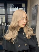 ニコ トウキョウ 渋谷(nico TOKYO)&nbsp;ブロンドベージュ/髪質改善/ダブルカラー/ケアブリーチ/20代