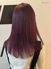 井上限定.大人気♪カット+ブリーチ無し髪質改善透明感Wカラー+髪質改善Tr☆