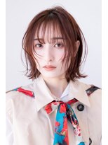 エースハバナ 渋谷(1 HAVANA)&nbsp;チョコグレージュ/20代30代大人かわいい/ミディアムレイヤー