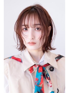 エースハバナ 渋谷(1 HAVANA) チョコグレージュ/20代30代大人かわいい/ミディアムレイヤー