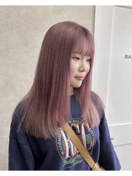 グローバルヘアー バランス(global hair BALANCE) 10代20代30代/ピンクベージュ/顔まわりレイヤー