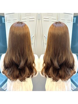 プレシャスバイプロデュース(precious by Produce) ブリーチなしツヤ感重視の大人オリーブ【町田/町田駅/髪質改善】