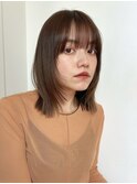 顔まわりレイヤー　ボブレイヤー　レイヤーカット