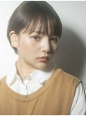 【emu井上信洋】耳かけでコンパクトな丸みショート【エミュ】