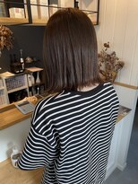 ルフテ(LOFTE) 切りっぱなしボブ×アッシュブラウン☆