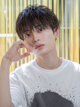 シティ(CITY) 小久保styleフェザーパーマフェザーショートグレーエンドカラー