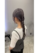 ヨーロ(yolo)&nbsp;ラベンダーグレー×ツインアレンジ