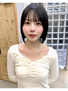 ヨーク(yoke) タッセルボブ/顎下ボブ/ブルーブラック