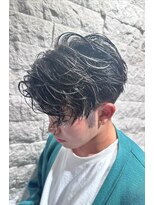 アース 藤沢店(HAIR&MAKE EARTH)&nbsp;【メンズ】ハイライト&ナチュラルパーマ