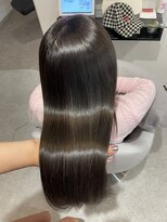ヘアデザインファブロ イオンモール宮崎店(hair design FABRO.)&nbsp;オリーブグレージュ/髪質改善トリートメント/艶髪カラー