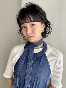 フィルムス 表参道(FILMS) ココアベージュ/黒髪/クラゲヘアー/オリーブグレー/ボブ/表参道