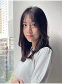 くびれロングヘア* セミロングヘア*前髪カット*顔周りレイヤー
