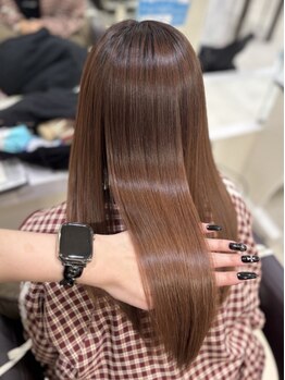 ハピネス クローバー 学園前店(Happiness CLOVER)の写真/《ノンダメージ(R)正式認定サロン》驚くほどの手触り・つや・コシを生み出す新感覚髪質改善トリートメント