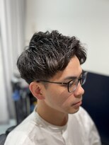 リバティシェアバーバー 銀座(LIBERTY SHARE BARBER)&nbsp;ツーブロックアップバングショート