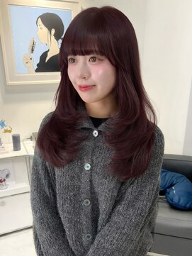 チェリーラベンダー/ラベンダーカラー/ブリーチなしカラー/♪