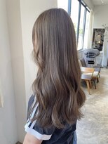 ヘアーアイストゥーレ(HAIR ICI TRE) ◎ブリーチなしカラー◎赤み消しオリーブグレージュで透明感
