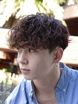 フィフスパーク(fifth PARK)&nbsp;渋谷スペインカールラルフカール刈り上げ高めツーブロックメンズ