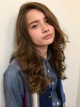キース ヘアアンドメイク 恵比寿(kith. hair&make) ナチュラルレイヤー/くびれ巻き/モカブラウン/上品カジュアル