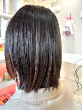 ヘアーズファイン(hair's fine) ◎髪質改善トリートメント×ストレートロングイメチェン３０代