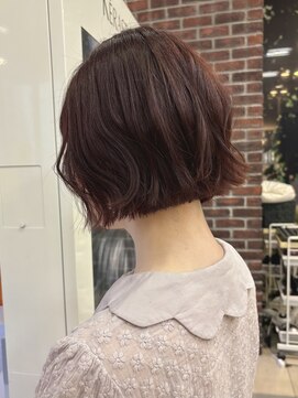 キニ(KINI) 【お肌の透明感爆上げカラー】暗めチェリーブラウン