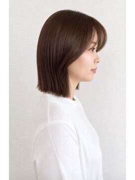 ボンド(hair salon bonD) 骨格矯正ボブ×アプリコットベージュ