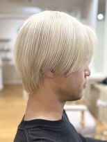 フルブルーム 東林間(fullbloom)&nbsp;センターパートブロンドヘアムラサキシャンプー