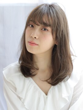 ヘアリゾート ラグーン(hair+resort lagoon) 【lagoon】柔らかセミディ☆アッシュベージュ