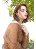 CIERA.外国人風ナチュラルボブ×ミルクベージュ