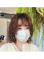 アクセヘアー 町田(acce hair)&nbsp;パーマの残りを活かしたレイヤーウェーブボブ