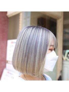 ボアップ 京橋店(boappu) #シルバーカラー#インナーカラー#ハイトーンカラー