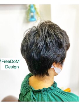 フリーダムデザイン(FreeDoM Design hair&nail) ショートパーマスタイル