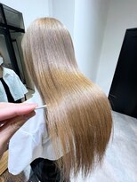 ロウ 吉祥寺(ROW)&nbsp;ミルティベージュカラー＋髪質改善【吉祥寺/髪質改善】