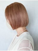 スクエアコーラルボブ_チェリーブラウン_ba333701