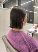 切りっぱなしボブ