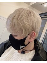 アンブルリュクス 中野(amble luxe) メンズブリーチ/ハイトーン/中野/メンズカット/ダブルカラー