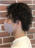 波巻きパーマ波巻きスパイラル波巻きツイスパメンズパーマ
