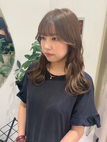 ツヤ感カラー＊韓国ヘア＊アッシュベージュ【ZinaCENTRAL】