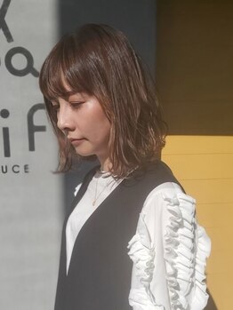 ヘアプロデュース ギフト(HAIR PRODUCE Gift)の写真/話題の「白髪ぼかし」も《Gift》にお任せ☆白髪染めでもお洒落を楽しめるカラーをご提案！