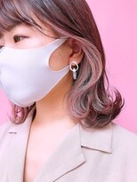 ランプ ヘアー(lamp hair)&nbsp;【lamp斉藤】インナー×ペールピンク