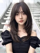 プアメリア 名古屋(Puamelia)&nbsp;トリートメント ブリーチなしダブルカラー 前髪縮毛矯正