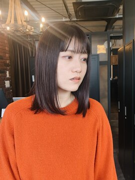 ベレッタ 松井山手店(veretta.) バイオレットのツヤカラー　【岩谷明花】