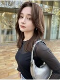上品な韓国風フェイスレイヤーカット