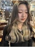 インナーカラー　インナーブリーチ　stylist/miaki